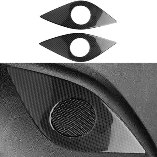 2Pcs/Set Car Rear Speaker Decoration Cover Stickers for Chevrolet Camaro 2016+ Auto Styling Accessory
