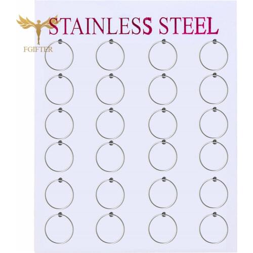 2021 New Women Jewelry Silver Color Earrings for Girls Woman Lady Ear Piercing Minimalist Round Cirle Earrings Wholesale Studs