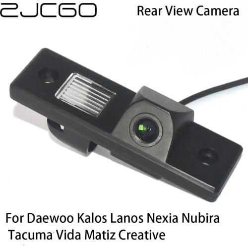 ZJCGO Car Rear View Reverse Back Up Parking Camera for Daewoo Kalos Lanos Nexia Nubira Tacuma Vida Matiz Creative