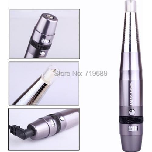 Free Shipping 2pcs Professional Permanent Makeup Tattoo Machine Gun Eyebrow Lip Tattoo Makeup Pen Promotion Price