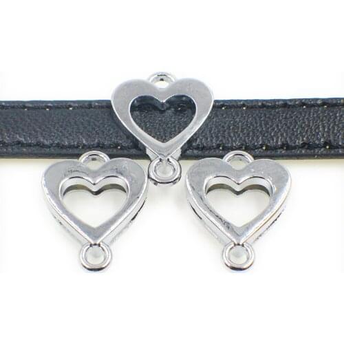 More Options! 10pcs 8mm slide charms wholesales Internal Dia.8mm fit 8mm wristband belt keychain dog collar bracelets