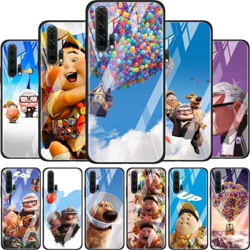 Up Disney movie for Honor 30 20 10 9X Pro Plus Lite 8X Huawei Y8P Y6P Y5P Y9 Y7 Y6 2019 Tempered Glass Phone Case