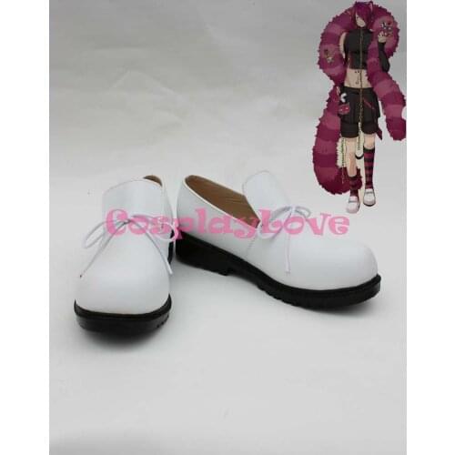 Wonderful Wonder World Boris Cosplay Shoes Boots White Hand Made Custom-made For Halloween Christmas Festival CosplayLove