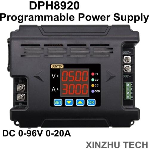 JUNTEK DPH8920 0-96V Digtal Programmable Power Supply Constant Voltage current DC- DC Power Supply buck Voltage converter