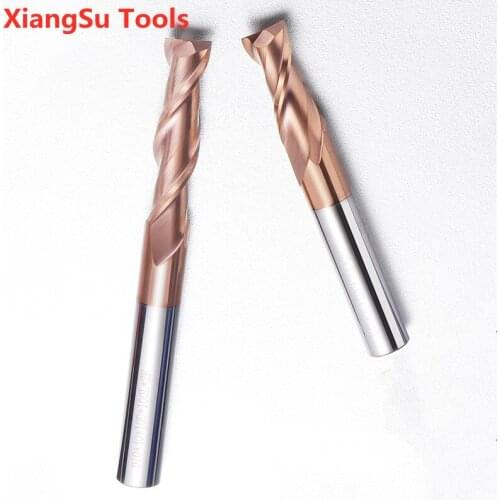 D5-D6-D8mm 2Flutes Hrc55 Endmill CNC Milling Cutter Alloy Tungsten Steel Cnc Maching Milling Machine Tools For Steel