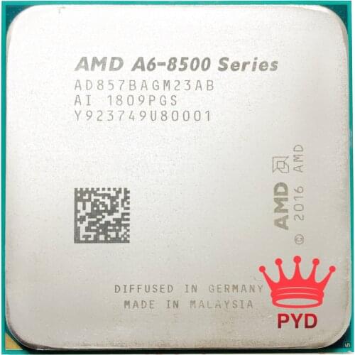 AMD A6-Series A6-8500 A6 8570 3.5 GHz 65W Dual-Core CPU Processor AD857BAGM23AB Socket AM4