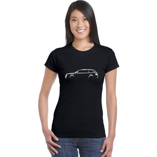 Jumbo size topshirts womens Tshirt classical Brand car printed t shirt woman casual cotton T-shirt ladies hipster short sleeve