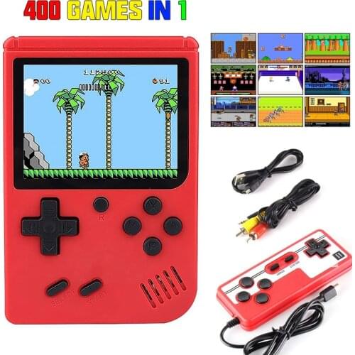 Data Frog 8 bit 3.0 Inch Retro Video Game Console Support 2 Players Mini Handheld Player Built-in 400 Games Handheld Console