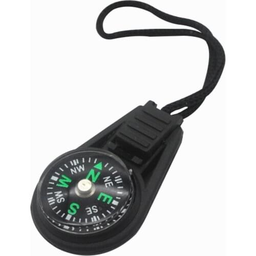 Outdoor Camping Hiking Mini Portable Pocket Lanyard Survival Compass Navigator locating positions Traveling equipment