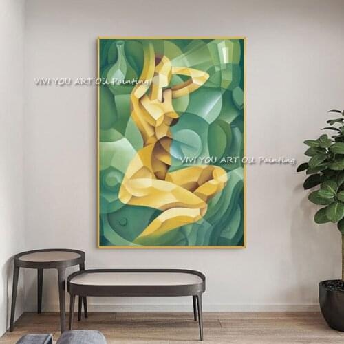 100% Handmade Sexy Women oil painting on canvas Figure Large Size Modern Wall art picture for Living Room Bedroom Decoration