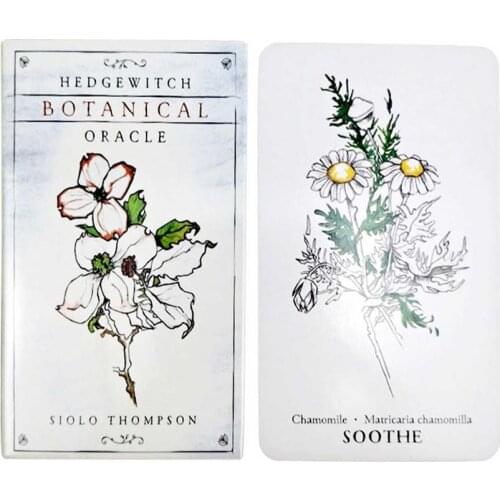 Tarot Cards Hedge ​Witch Botanical Oracle Tarot Magic Board Card Game English Divination Tarot Family Party Playing Cards