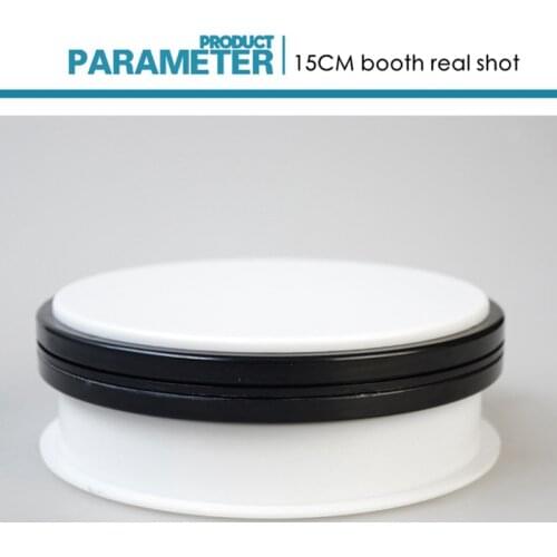 Max Load 5/10kg Electric Rotating Display Stand Jewelry Display Rotating Turntable Photography Base Video Shooting Table 15/25cm