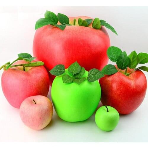 050 Simulation foam Apple props fake fruit decoration model shopping mall decoration fake apple