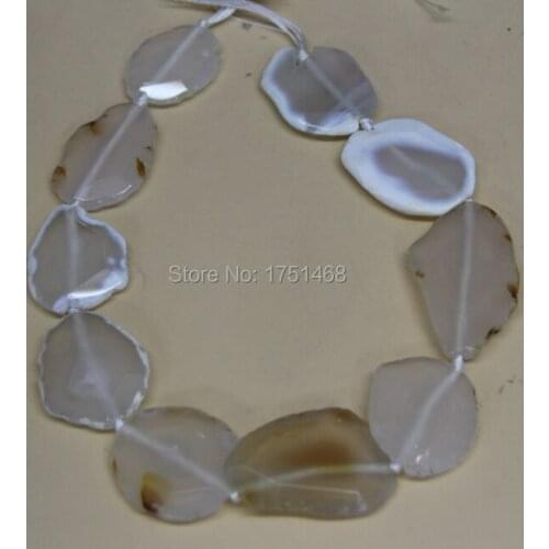 Charms Jewelry Large Stone Necklace, Druzy Faceted Stone Beads White and Yellow Mixed statement Bead Pendant Necklace for 2015