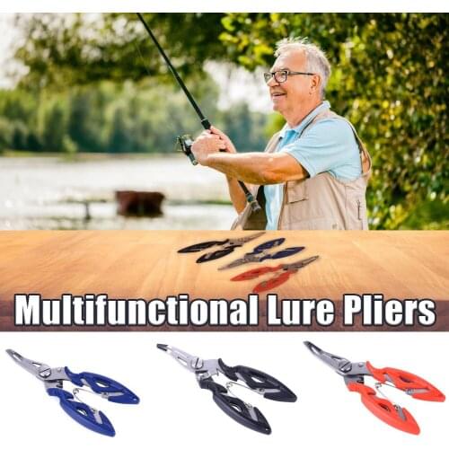 Fishing Plier Scissor Braid Line Lure Cutter Hook Remover etc. Tackle Tool Cutting Fish Use Tongs Multifunction Scissors
