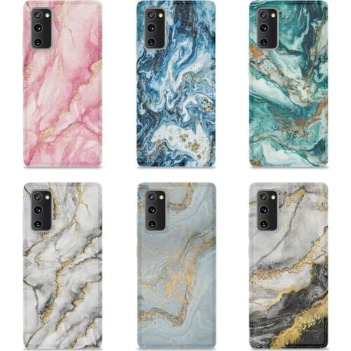 S20 FE Case for Samsung Galaxy S20 FE S20 Lite Marble Patterned Shell Coque Mobile Phone Case Cover for Galaxy S20 FE S20 Lite