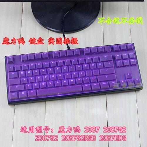 Keyboard Silicone For AKKO Ducky Zero One 3108 S RGB 87 108 keys Dustproof mechanical keyboard Cover skin Protector
