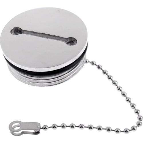 Heavy Duty 316 Stainless Steel Replacement Fuel Water Gas Cap for Hose Deck Fill