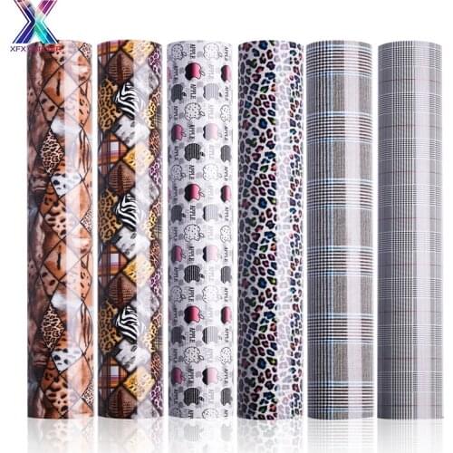 XINFANGXIU HTV 25x100cm Cricut Vinyl Reflective Lettering Film Multicolor Colo PU Heat Transfer Vinyl Heat Press Machine HTV DIY