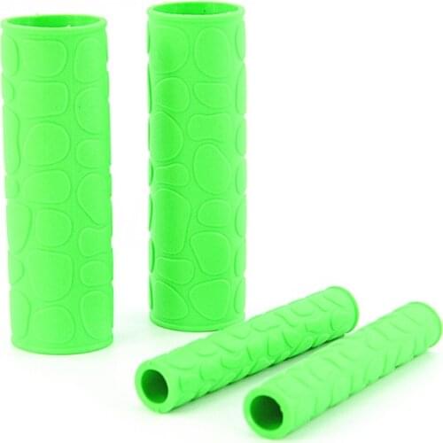 124B 2 Pairs Anti-Slip Brake Handle Silicone Sleeve Mountain Road Bike MTB