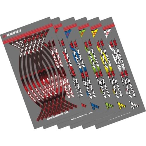12X Motorcycle Styling Wheel Hub Tire Reflective Sticker moto Car Decorative Stripe Decal For SUZUKI GSX-R gsxr 125 150 600 1000