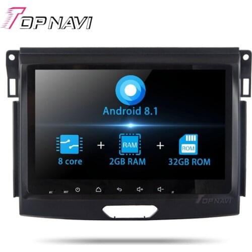 2 din Octa Core 9''Android 8.1 Head Unit Auto Radio Car GPS Navigation For Ford Everest 2015 Automotive Multimedia player No DVD