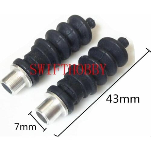 2pcs Waterproof Push Rod Seals Rubber Bellow with aluminum mount rc boat