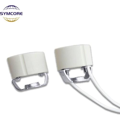 5pcs GU10 Ceramic High Voltage Direct Plug In Lamp Fix Holder With M10 Bracket Lamp Head Fittings