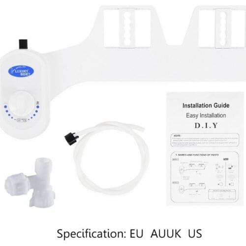 Bidet Fresh Water Spray Dual Nozzles Mechanical Bidet Toilet Seat Attachment 23GB