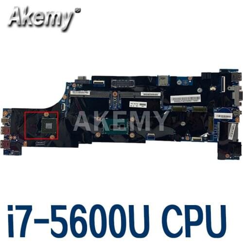 For Lenovo ThinkPad T550 W550S Notebook Motherboard with CPU i7 5600U SR23V DDR3 100% Fully Tested