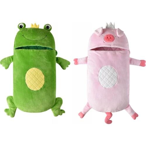 Cute Animal Sleeping Bag Comfortable Warm Camping Pouch