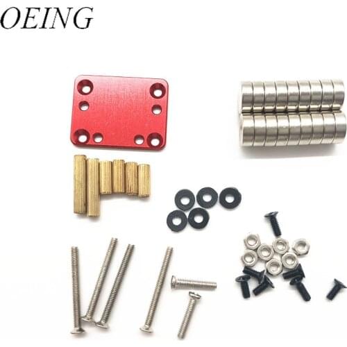 Metal DIY Body Shell Height Adjustment Invisible Column Kit for 1/28 Wltoys Mosquito Cart RC Car Upgrade Parts