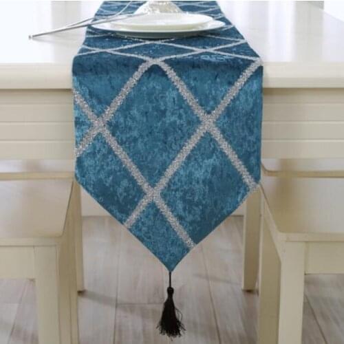 NEW Modern Table Runners Stripe Jacquard Table Runner Christmas Table Decoration Camino De Mesa Centers Of Dining Table Cloth