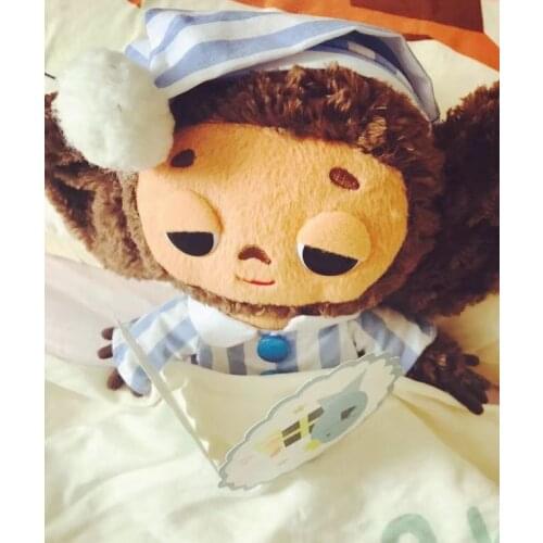 2018 new 1PC cute Yebypawka Plush Toy Cute Monkey Stuffed Animal Cheburashka Toy Soft Plush Doll toys for children