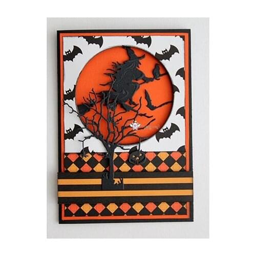 New Halloween broom witch metal Cutting Dies Stencils DIY Scrapbooking Paper/photo Cards Embossing Dies