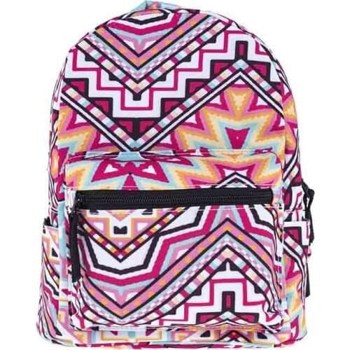 New Fashion Oxford Cloth Bag 3D Digital Printing Geometric Backpack Cute Girl Schoolbag LXBA19