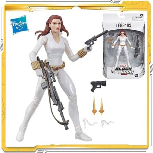 Original Hasbro Marvel Legends Black Widow Model Toy Action Figures Toys For Children Gift