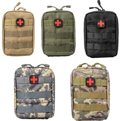 By DHL 20 PCS New Travel First Aid Kit Tactical Medical Bag Multifunctional Waist Pack Camping Emergency Case Survival Kits