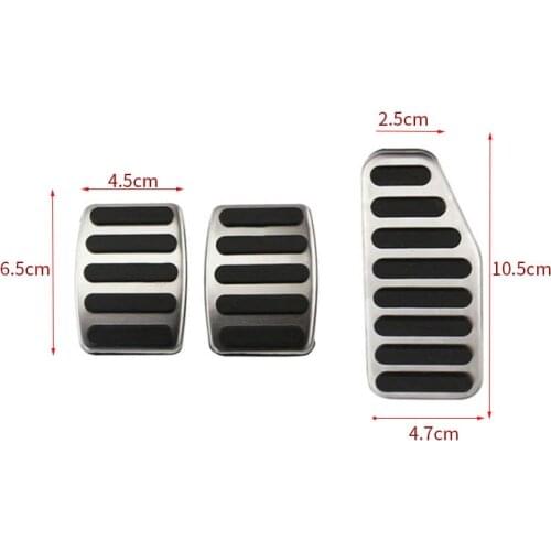 For Suzuki Swift Sport Ignis Alto Grand Vitara 2005-2017 Jimmy 2012-2017 Stainless Steel Car Pedal Cover Pedals AT MT