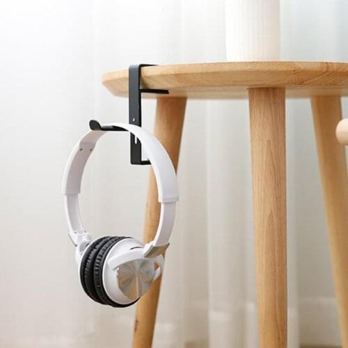 Headphones Stand Hook Universal Headset Holder Hanger Aluminum Alloy Anti-collision Earphone Accessories Wall Mounted Bracket