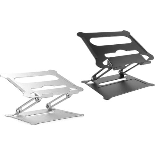 1 Piece Aluminum Alloy Laptop Stand Laptop Holder Multi-Angle Stand with Heat-Vent Adjustable Notebook Stand for Laptops