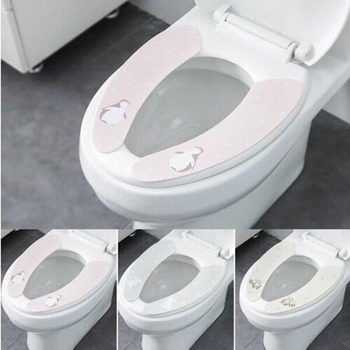 050 Toilet seat household pasting thickened toilet Universal toilet seat cushion ring toilet pad 37*9.5cm