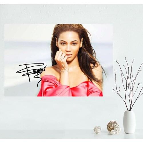 Custom Canvas Beyonce Poster Art Decoration Poster Cloth Fabric Wall Poster Print Silk Fabric &QA005K