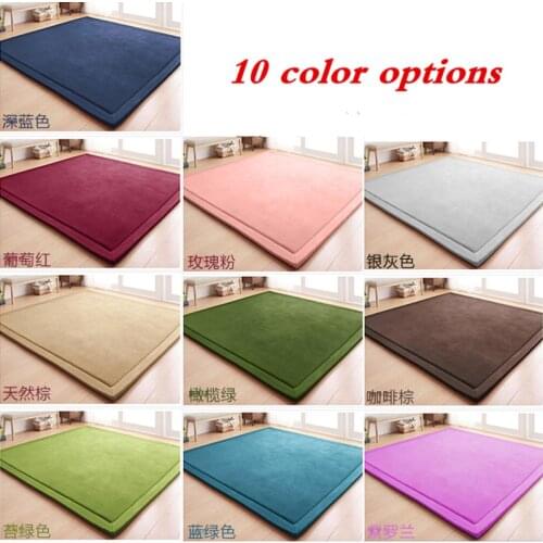 Japanese style Thick Tatami Carpets baby Crawling Mat bedroom living room Large size carpet bedside Kids Antiskid soft Area Rugs