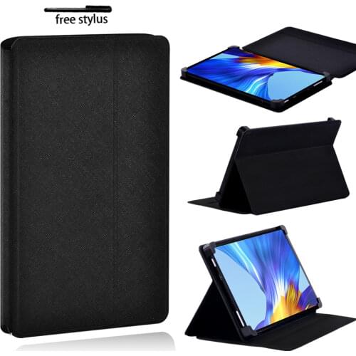 For Huawei MatePad /Honor V6/Enjoy Tablet 2 Tablet Foldable Lightweight Scratch Resistant Protective Cover Case + Pen