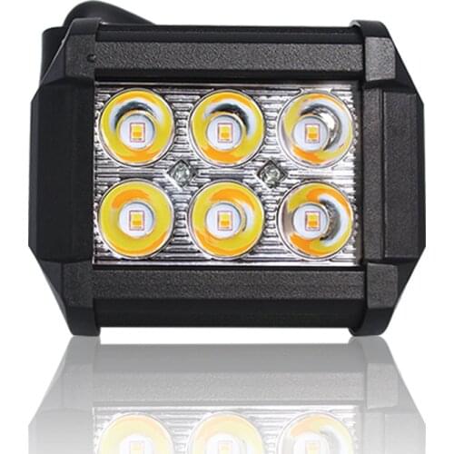 Manufacturers direct-selling LED working overhaul Automobile headlamp Off-road vehicle long spotlight double-color 6-Lamp