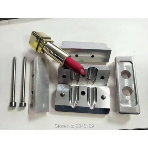 1Set/Piece New Arrival 12.1mm 2Holes Lipstick Mold, Empty DIY Aluminum Lipstick Filling Mold, Two Color High Class Lipstick Mold