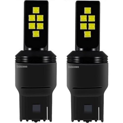 2Pcs T20 7440 W21W WY21W CREE Chip LED Auto Turn Signal Reverse Light Brake Bulb Fog Lamp Daytime Running Light White Red Amber