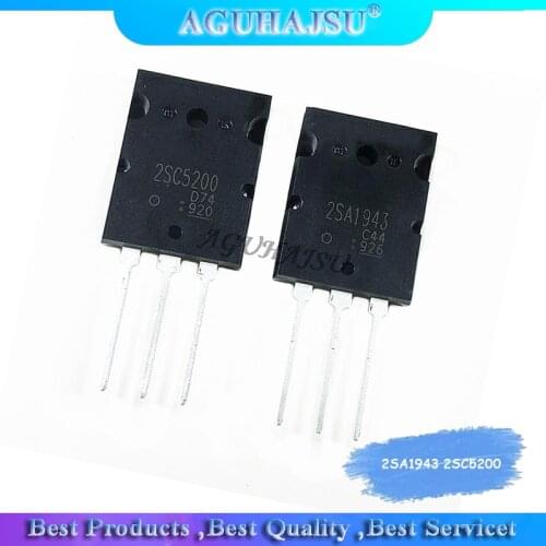 6PCS 2SA1943 TO-3P 2SC5200 TO-3PL=3pair ( 3PCS C5200 + 3PCS A1943 )