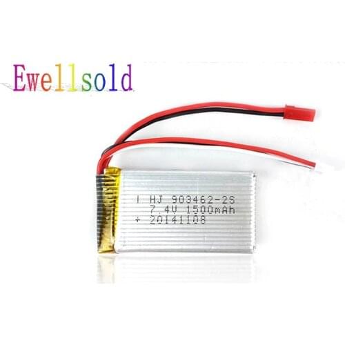 Ewellsold wltoys V913 RC helicopter L959 L202 RC car spare parts 7.4V 1500mAh Li-polymer battery Free shipping